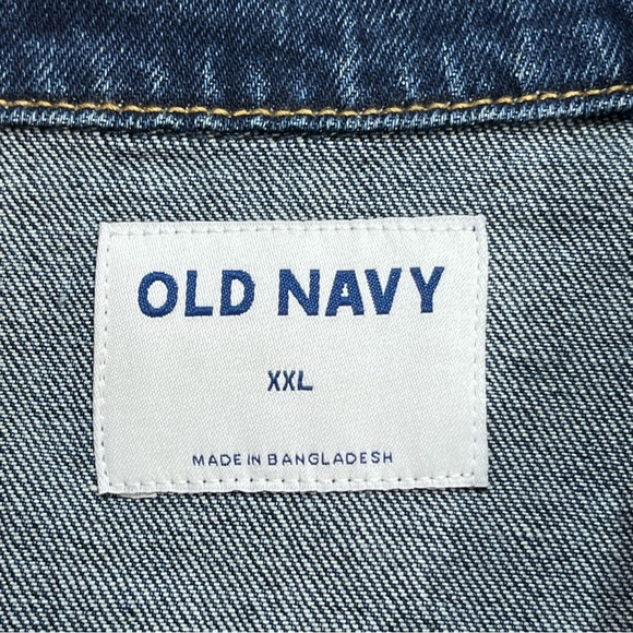 NWT Mens Old Navy Denim Jacket, Size XXL - Picture 3 of 4
